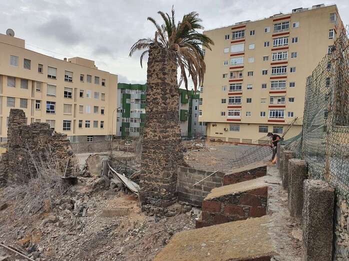 Estado de la pilastra de Los Picachos/TA.